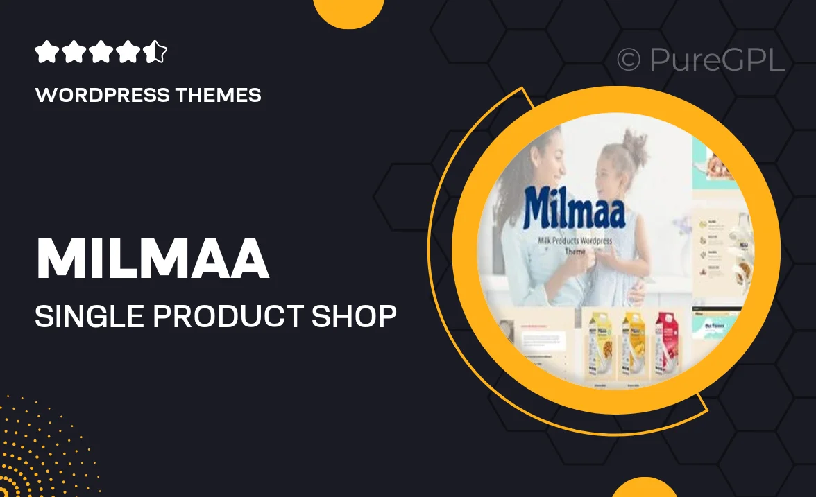 Milmaa – Single Product Shop WordPress Theme