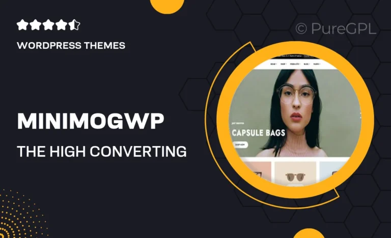 minimogwp the high converting ecommerce wordpress theme