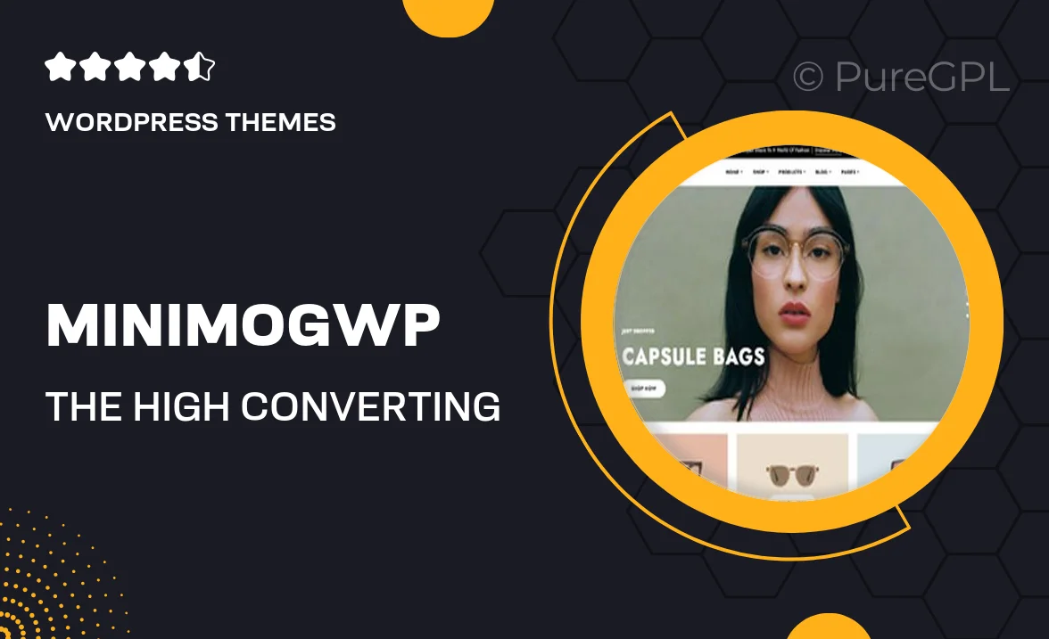 MinimogWP – The High Converting eCommerce WordPress Theme