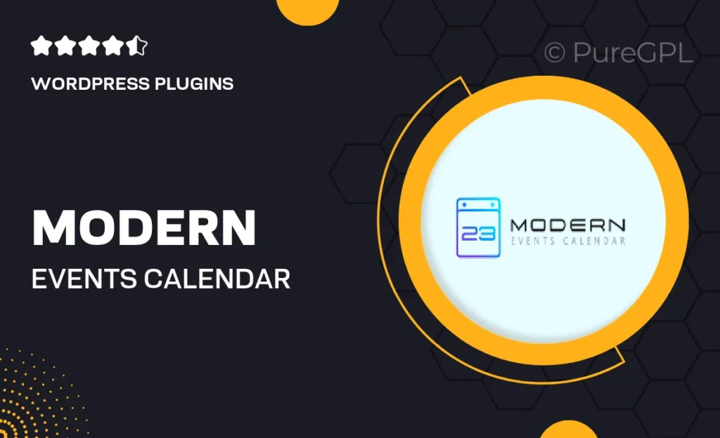 Modern Events Calendar feature image