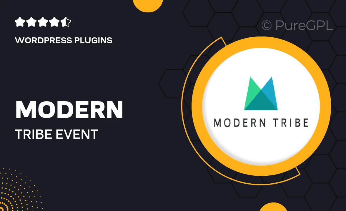 Modern tribe | Event Schedule Manager