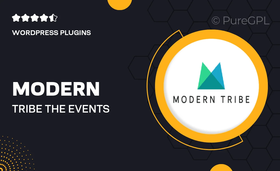 Modern tribe | The Events Calendar PRO