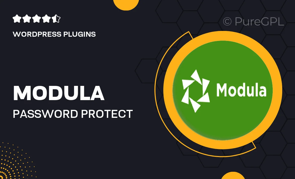 Modula | Password Protect