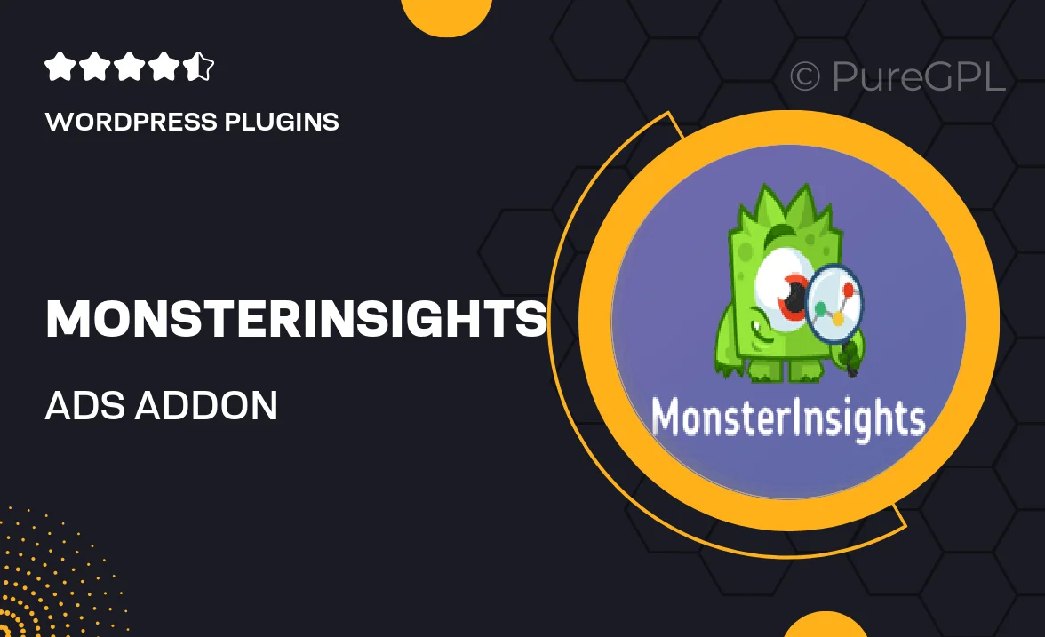 Monsterinsights | Ads Addon