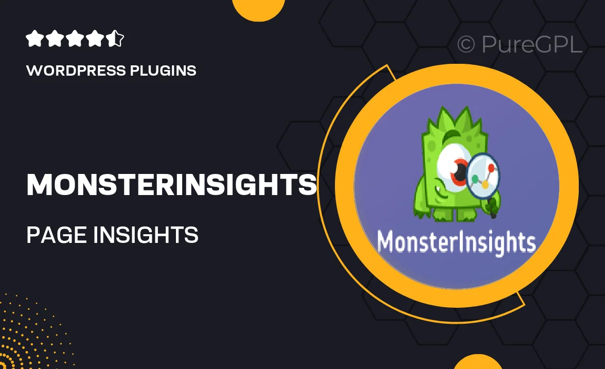 Monsterinsights | Page Insights