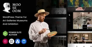 Mooseoom – Art Gallery, Museum & Exhibition WordPress Theme