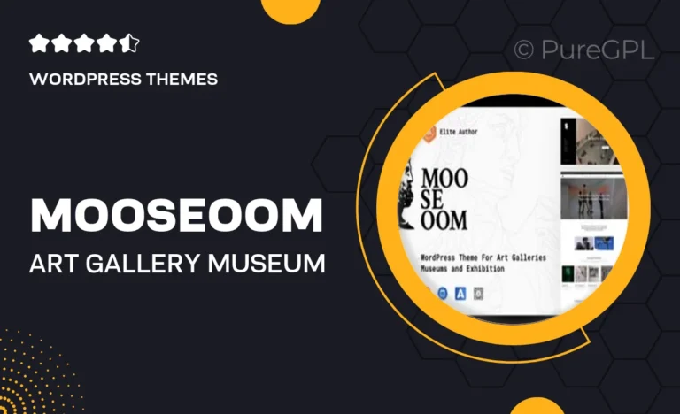 Mooseoom – Art Gallery, Museum & Exhibition WordPress Theme