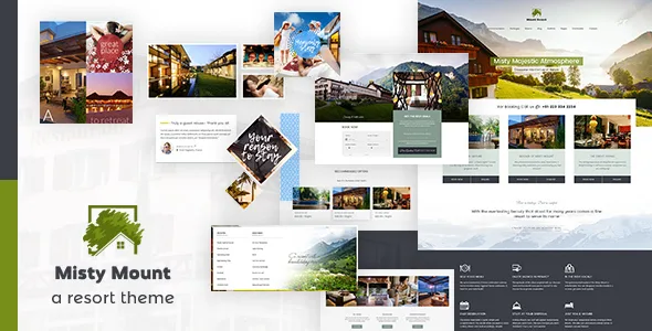 mount resort hotel wordpress theme 1