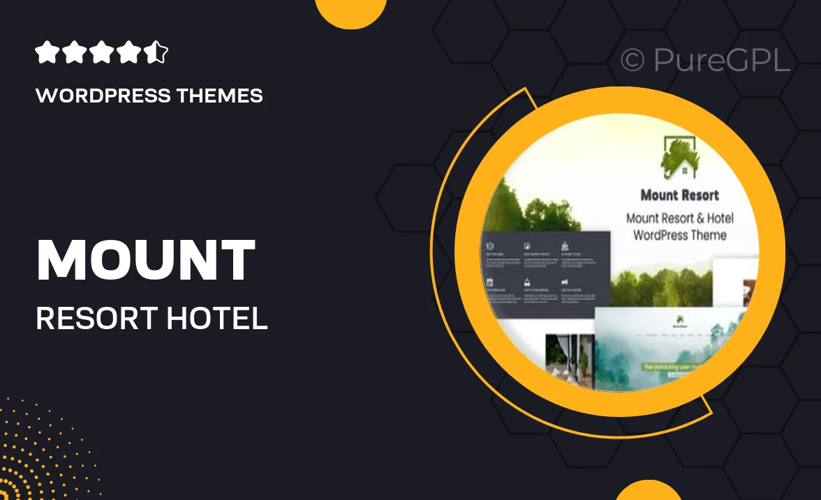 Mount – Resort & Hotel WordPress Theme