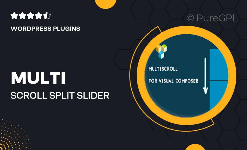 Multi Scroll – Split Slider for Visual Composer
