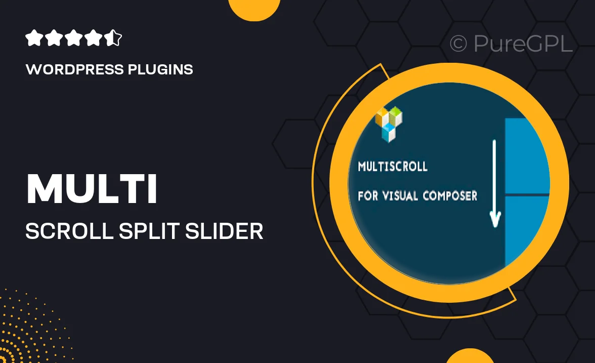 Multi Scroll – Split Slider for Visual Composer