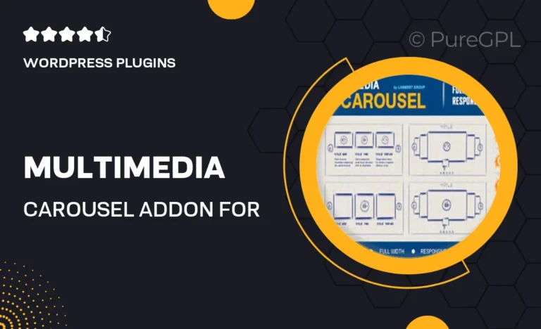 multimedia carousel addon for wpbakery page builder