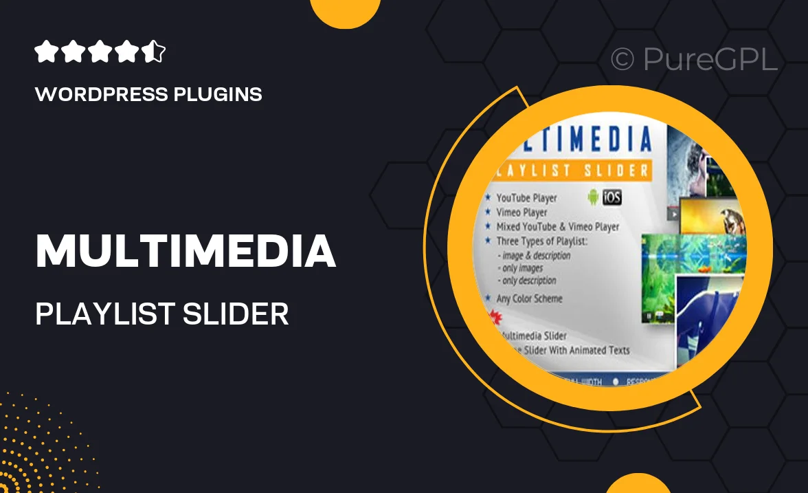 Multimedia Playlist Slider Addon for WPBakery Page Builder