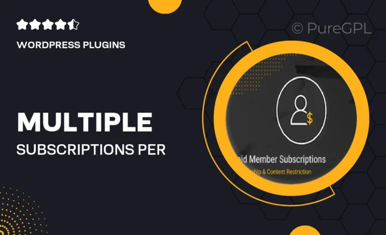 multiple subscriptions per user