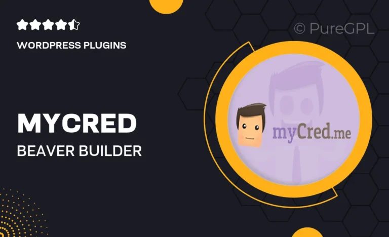 mycred beaver builder