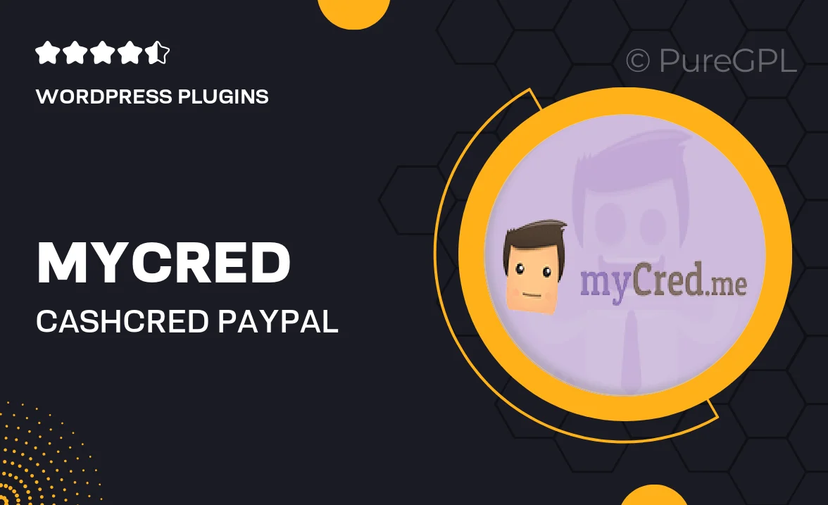 Mycred | CashCred PayPal