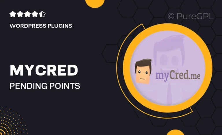 Mycred | Pending Points