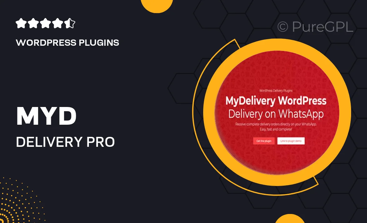 MyD Delivery Pro – Delivery on WhatsApp