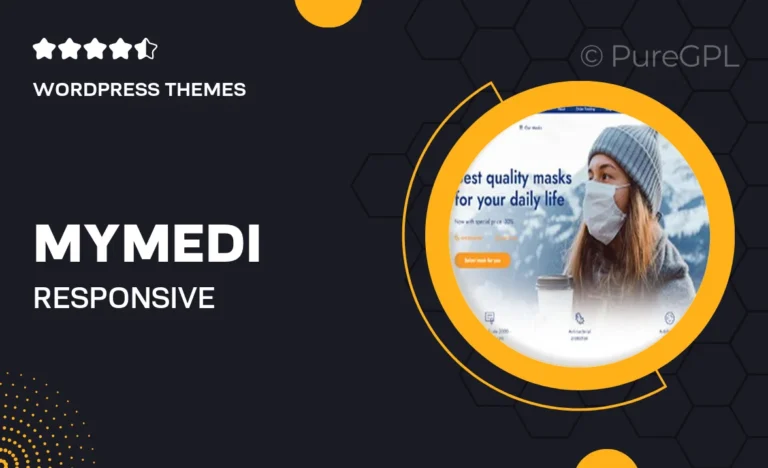 mymedi responsive woocommerce wordpress theme
