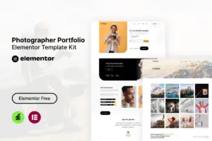 MyShoot – Photographer Portfolio Elementor Template Kit