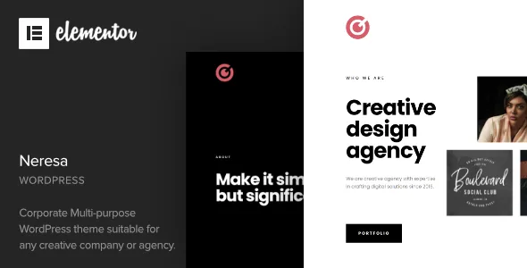 neresa elementor wordpress theme 1