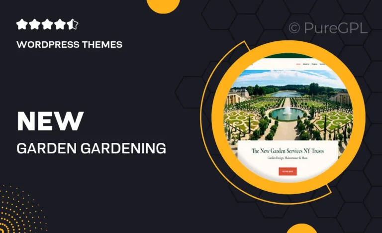 new garden gardening services