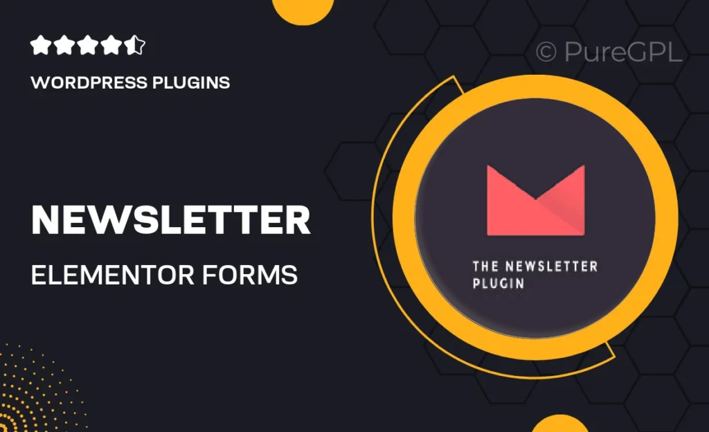 Newsletter | Elementor Forms Integration 10 Newsletter | Elementor Forms Integration