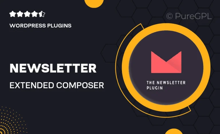 newsletter extended composer blocks