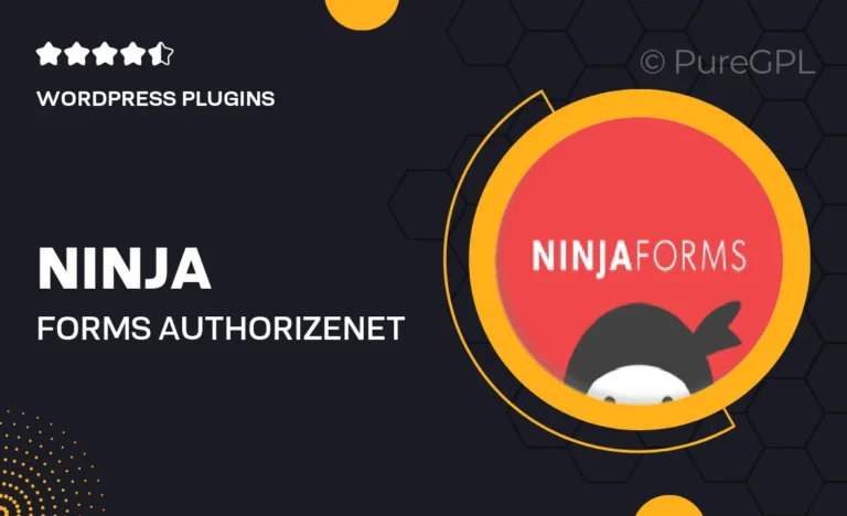 ninja forms authorize net
