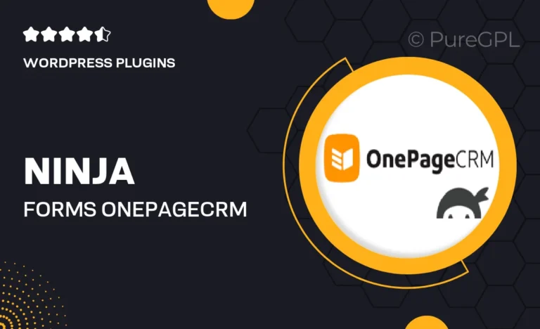 ninja forms onepagecrm