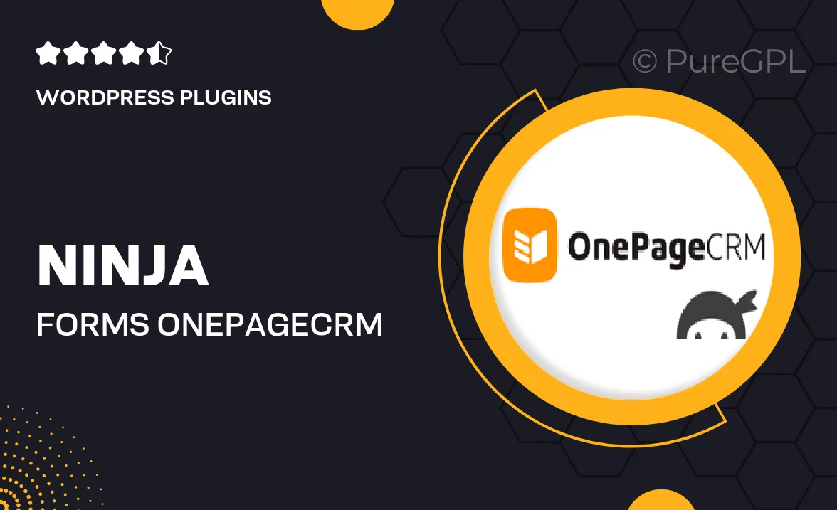 Ninja forms | OnePageCRM