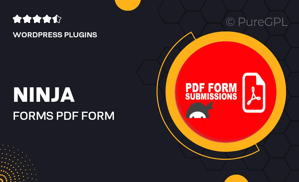 Ninja forms | PDF Form Submissions