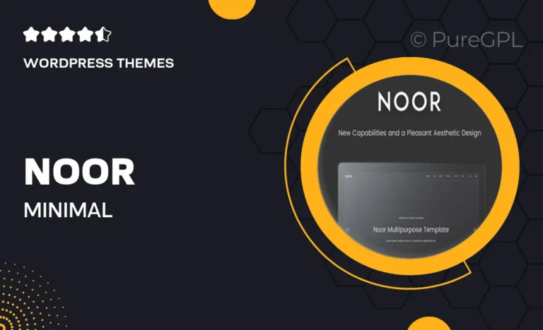 noor minimal multi purpose wordpress theme amp rtl
