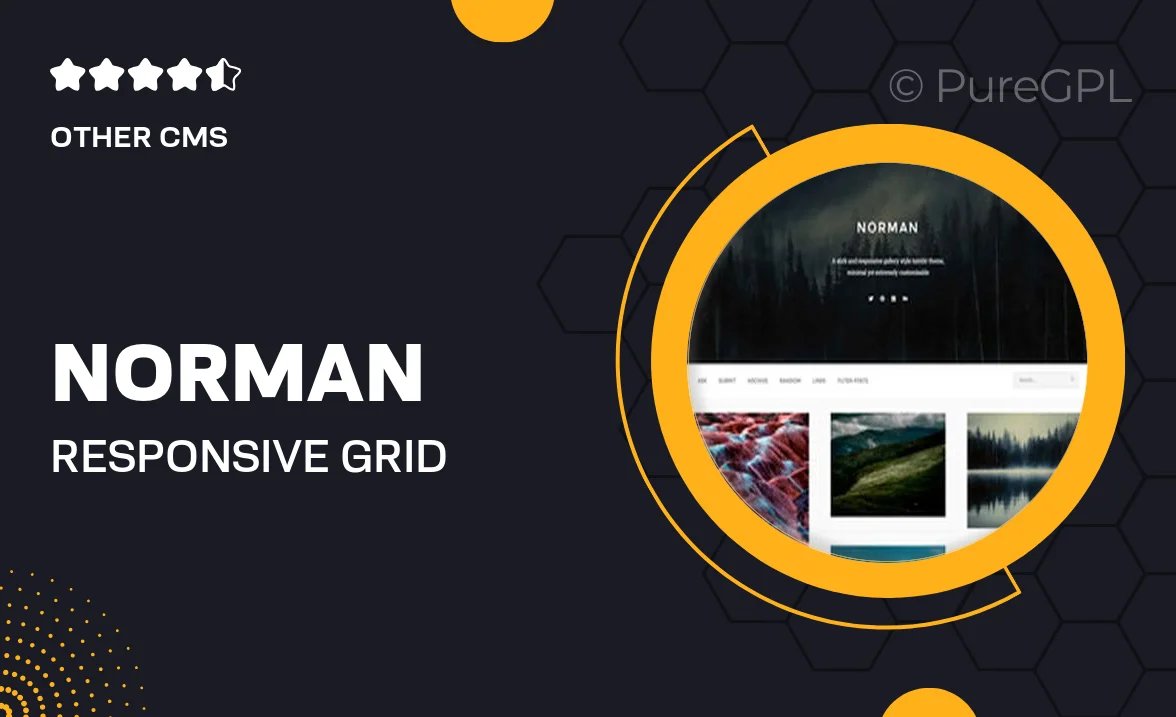 Norman – Responsive Grid Tumblr Theme