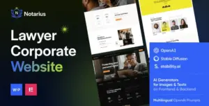 Notarius – Legal Advisor & Law Services WordPress Theme