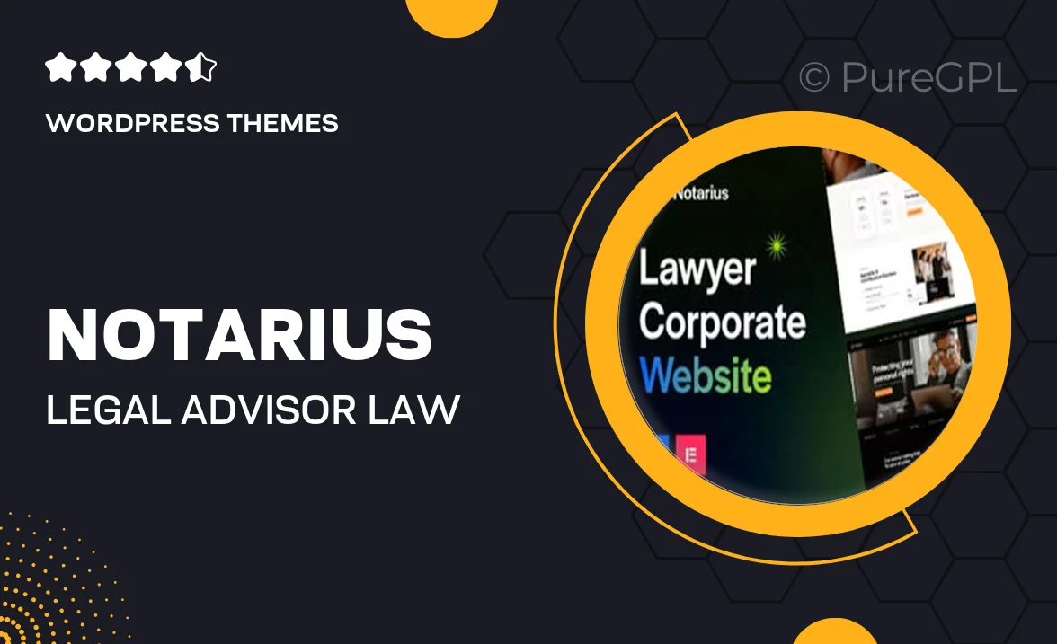 Notarius – Legal Advisor & Law Services WordPress Theme