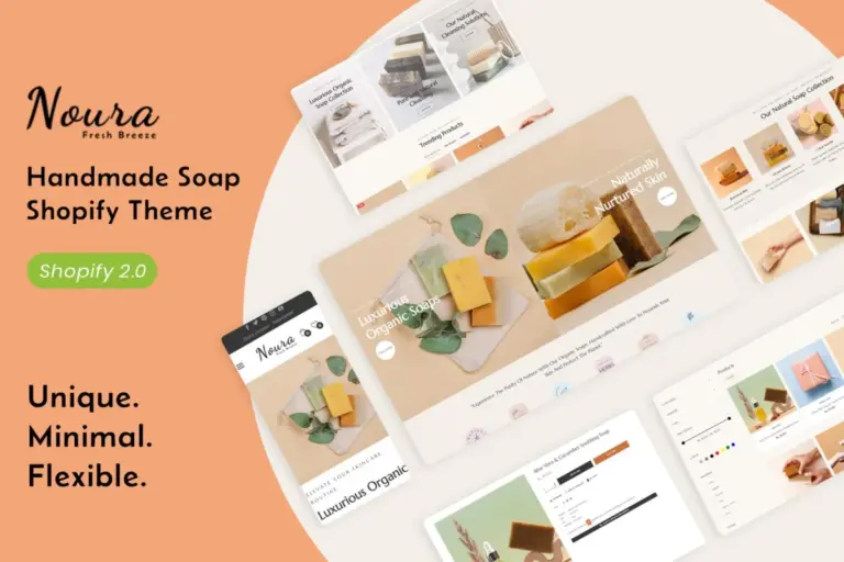 noura handmade soap shopify theme 1
