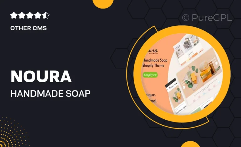 noura handmade soap shopify theme