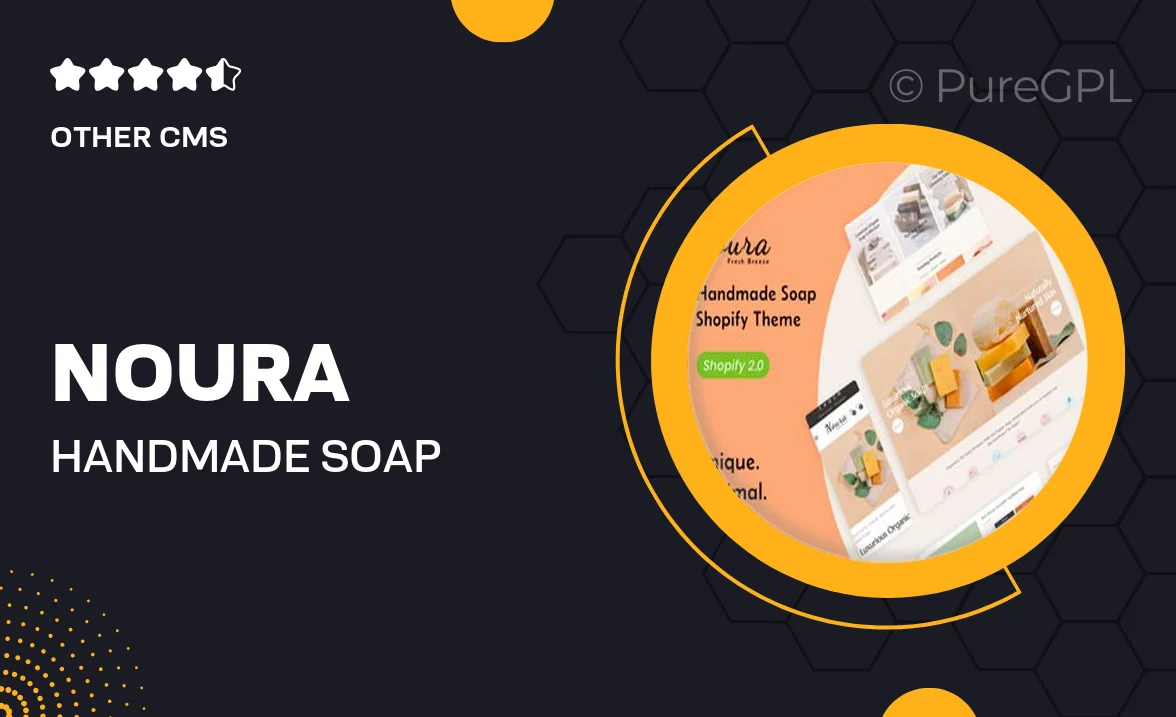 Noura – Handmade Soap Shopify Theme