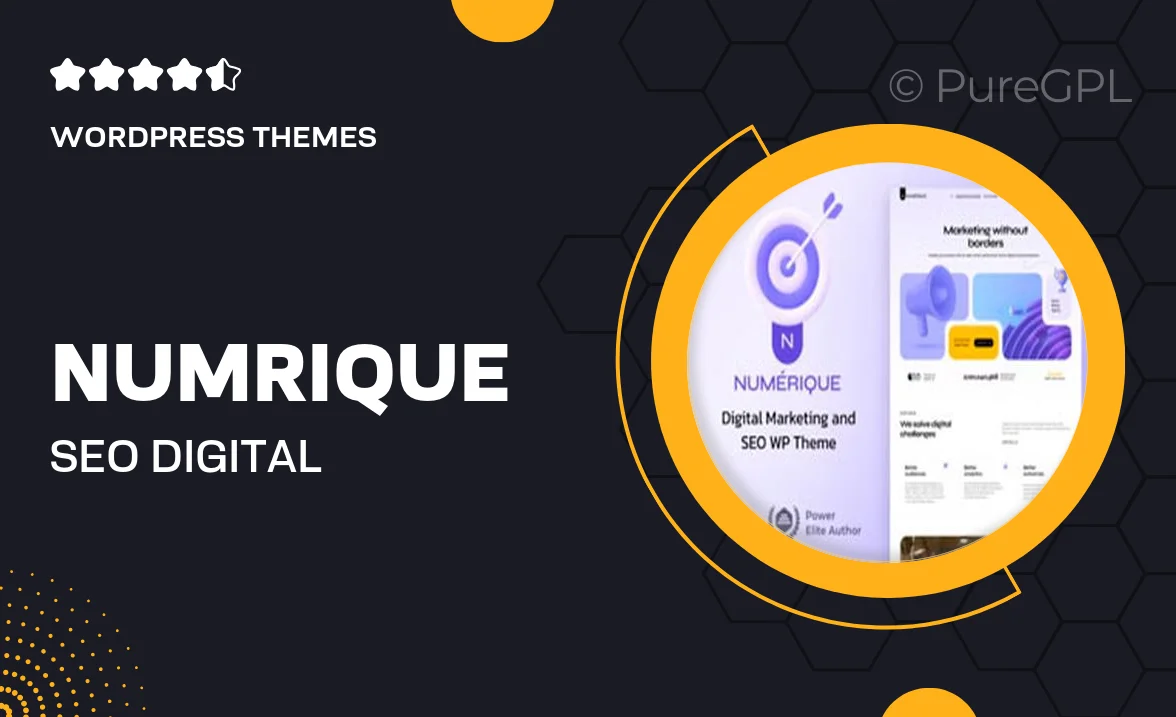 Numérique – SEO Digital Marketing WordPress Theme