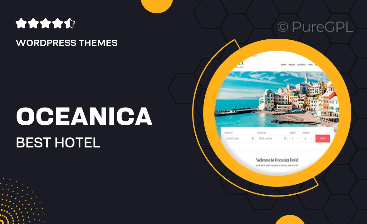 Oceanica – Best Hotel WordPress Theme for your Website
