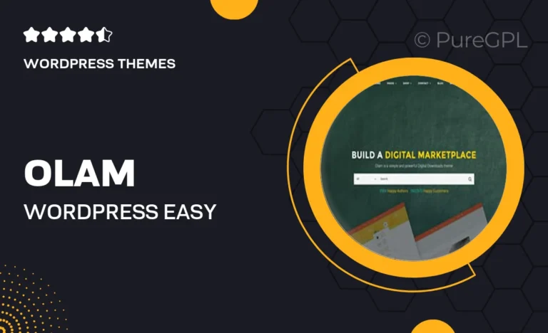 olam wordpress easy digital downloads theme