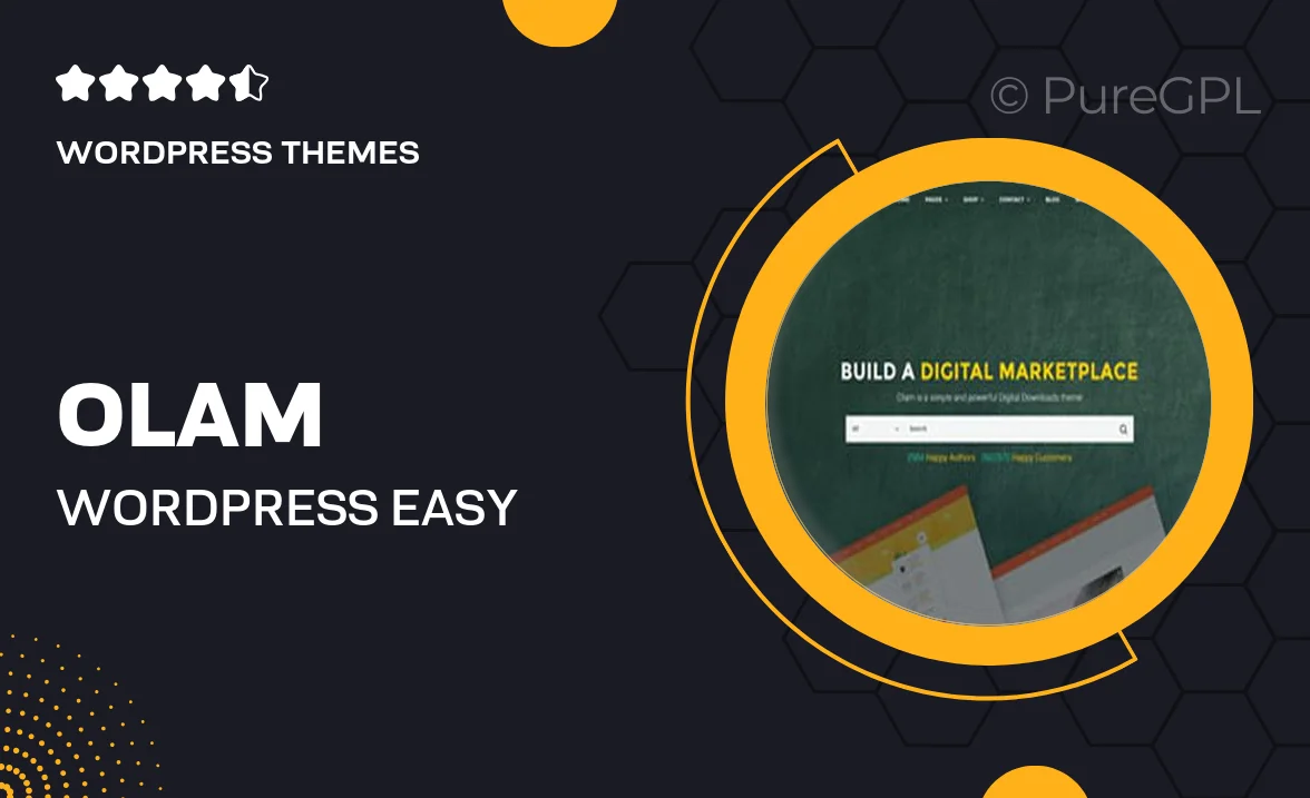 Olam – WordPress Easy Digital Downloads Theme