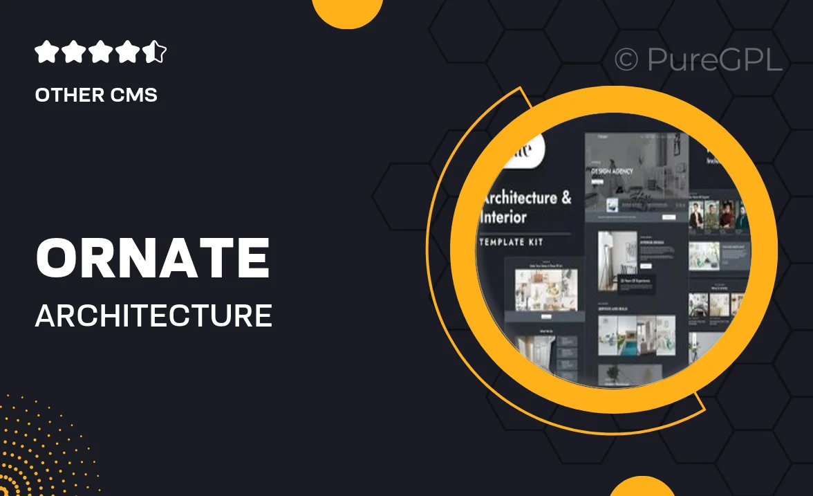 Ornate – Architecture Interior Design Elementor Template Kit