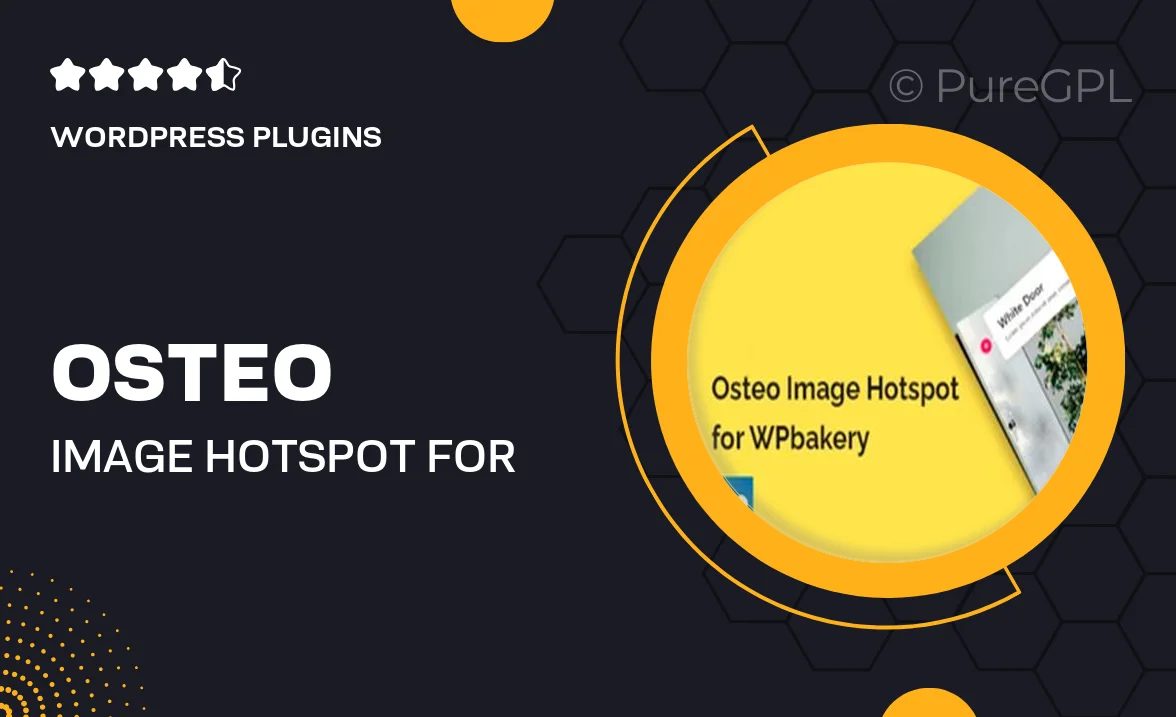 Osteo Image Hotspot for WPbakery