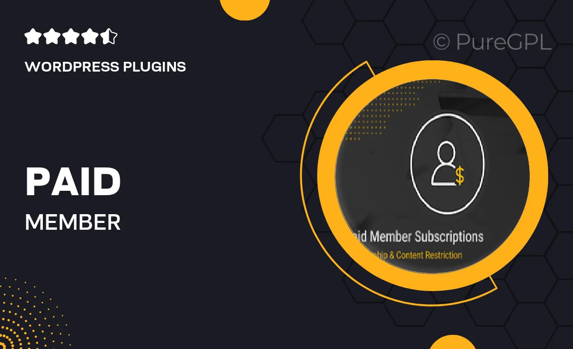 Paid member subscriptions | Global Content Restriction