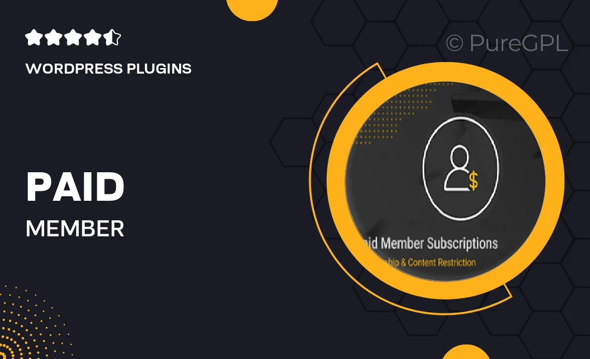 Paid member subscriptions | Navigation Menu Filtering