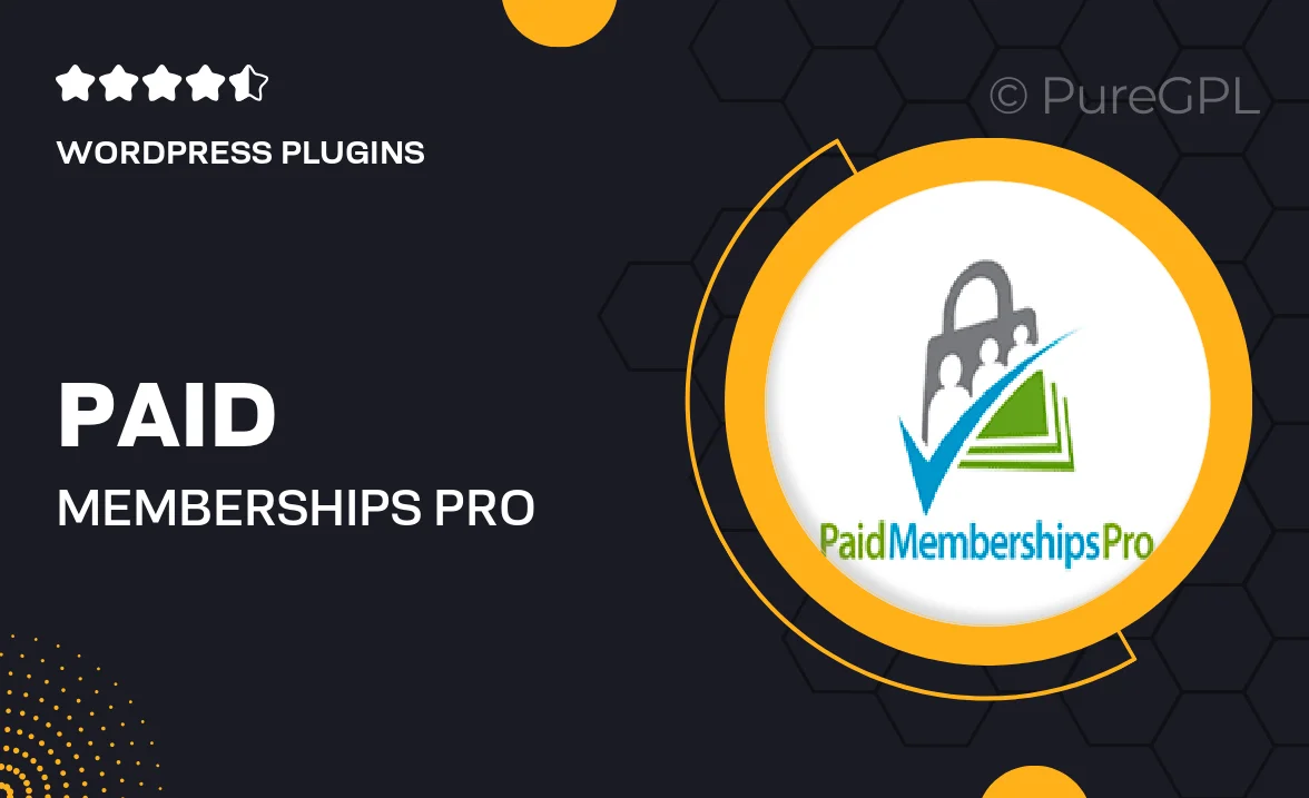 Paid memberships pro | Addon Packages