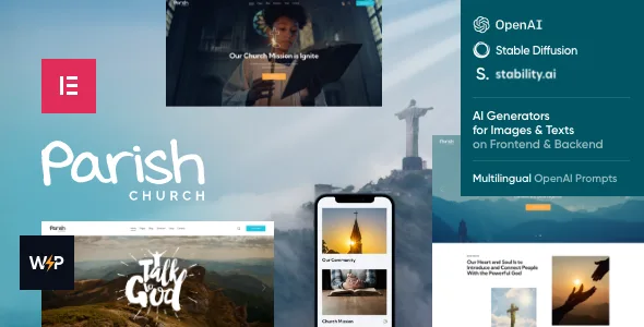 parish church religion charity wordpress theme 1