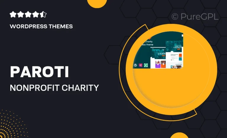 paroti nonprofit charity wordpress theme